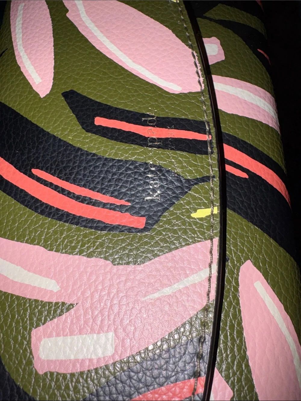 Kate Spade Olive Floral Crossbody Bag GUC